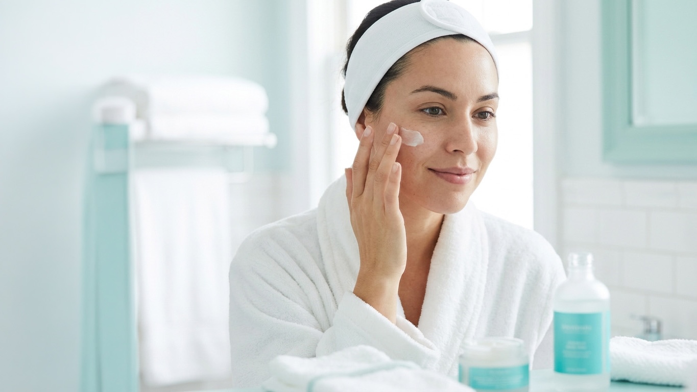 Reparto cosmesi di Briò Shop con creme viso e corpo e cosmetici naturali certificati per la cura della pelle e dei capelli